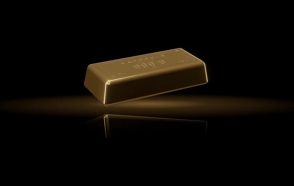 Lingote de oro con el cuño de NapoGold